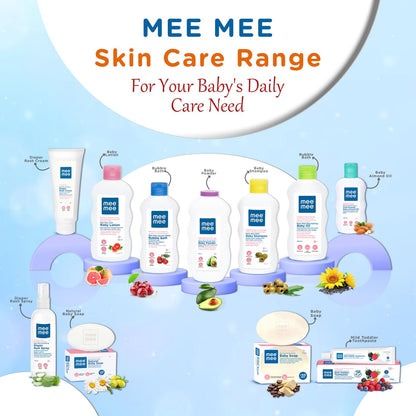 Mee Mee Baby Body Wash 200ml with Cherry & Fruit Extracts | Tear-Free, Mild & Moisturizing | Paraben-Free, Dermatologically Tested, pH Balanced | Gentle Head-to-Toe Bubble Bath for All Skin Types