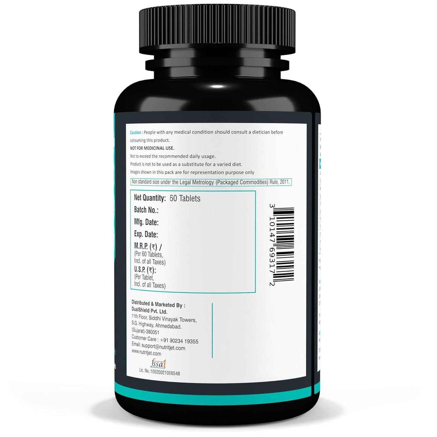 Calcium Magnesium Zinc Vitamin D3 Vitamin B12 & Vitamin K2 – 60 Vegetarian Tablets for Bone Health, Joint Support, and Immunity Support for Women & Men