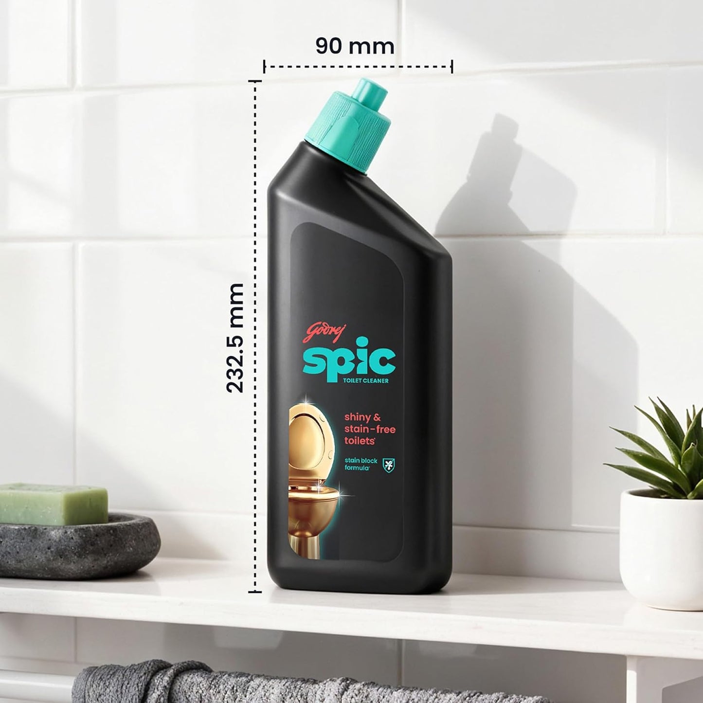 Toilet Cleaner - 525ml | Disinfectant Toilet Cleaner | Original | Kills 99.9% Germs