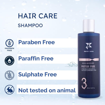 PROTEIN KERA Sulphate-Free Hydrating Shampoo 250 ML For Frizz Free Hair- Pack Of 1