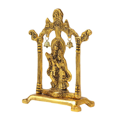 Radha Krishna Idol & Figurine for Home | God Idol for Pooja Room | Krishna Statue, Radha Krishna Murti & Gift Article (L15 x W6 x H18 cm)