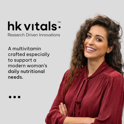 HealthKart hk vitals Multivitamin For Women (120 Tablets) | With Zinc, Vitamin C, Vitamin D, Multiminerals & Ginseng Extract