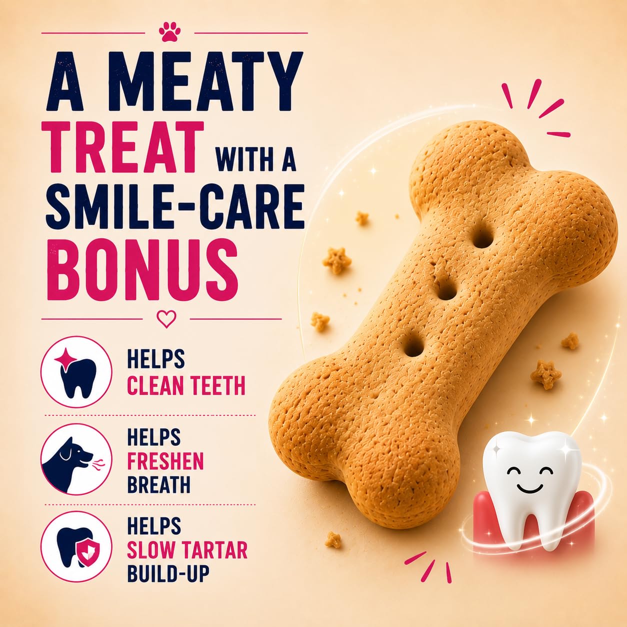 Purepet Dog Treats Biscuits 800g Pack for All Life Stages | Mutton Flavour | Active Behaviour | Oral Health | Training and Behaviour | Healthy Immune System