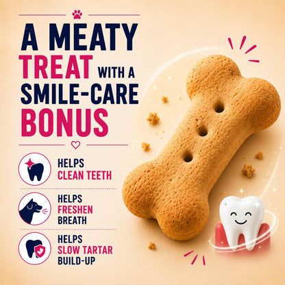 Purepet Dog Treats Biscuits 800g Pack for All Life Stages | Mutton Flavour | Active Behaviour | Oral Health | Training and Behaviour | Healthy Immune System