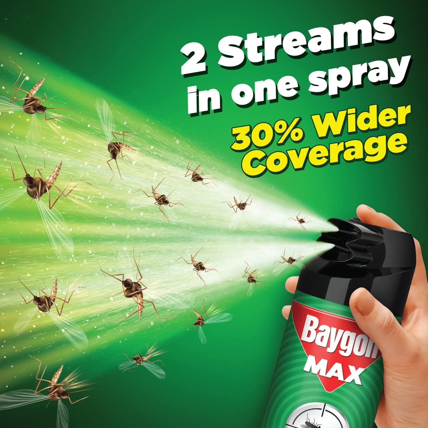 Baygon Flying Insect Killer Insect Control (625ml, Green)