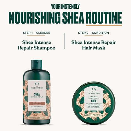The Body Shop Shea Butter Richly Replenishing Hair Mask For Dry Hair (Shea Butter), 235 Gram