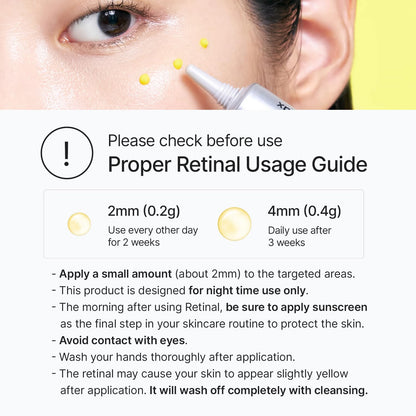 Celimax Vita-A Retinal Shot Tightening Booster Korean Face Serum - 15ml | 0.1% Retinal + 3% MATRIXYL 3000 + Niacinamide | Anti-Aging Firmer Skin K-Beauty | Wrinkle, Fine Line & Pore Minimizer