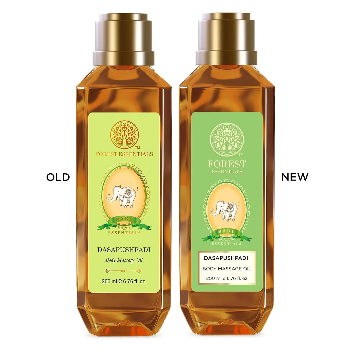 Forest Essentials Baby Body Oil with 10 herbs specially for baby care to gently nourish delicate skin | Ayurvedic Body Massage Oil for Babies | Gentle & Natural