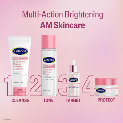 CETAPHIL Bright Healthy Radiance Brightening |Glow Serum | 30ml | GentleBright Technology™ with Antioxidant C and Advanced Peptide | Removes Dark Spots & Dullness