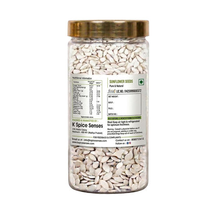 Heaven Gate Raw Sunflower Seeds | High in Vitamin E, Dietary Fibre & Protein | Raw Seeds for Eating | Healthy Snacks | Baking & Cooking | Diet Food | Edible