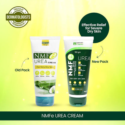 NMFe  150 gm For Intense Moisturisation with Urea 7% & Aloe vera for thick and dry skin | Truly the Healing Moisturiser | For very dry skin | Takes care of cracked heels & Fissure feet effectively