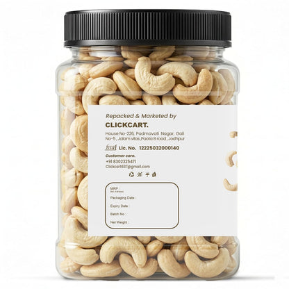 Avogro Premium Whole Cashews | Natural Kaju Crunchy Dry Fruits for Snacking Baking Cooking Desserts Hygienically Packed
