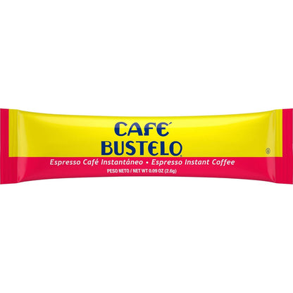 Café Bustelo Espresso Style Dark Roast Instant Coffee, 6 Count Single Serve Packets