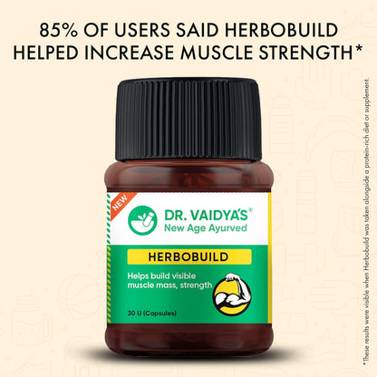 DR. VAIDYA'S new age ayurveda Combo For Men (Shilajit Gold 30 capsules & Herbobuild 30 capsules)