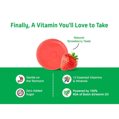 Little Joys Multivitamin Gummies For Mothers | 30 Day Pack | With Vitamin C, E, A, B12 D3 & B6 | Biotin, Iron, Zinc & Potassium | Boosts Immunity, Supports Bone Health & Maintains Energy Levels