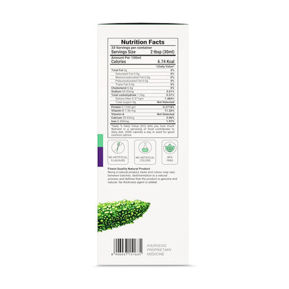 KRISHNA'S HERBAL & AYURVEDA Krishna'S Karela Jamun Neem Juice-1000 Ml Blend Of Fresh Karela, Neem Juice & Jamun Seeds Ayurvedic Solution For Balancing Sugar Levels, Pack Of 1