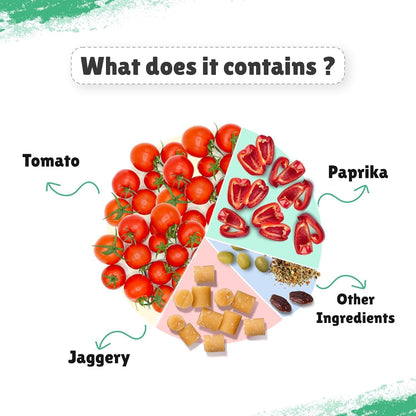 Little Joys Tomato Sauce Squeeze for Kids | No Refined Sugar, No Added Preservatives or Chemicals | Made with Jaggery | 100% Vegetarian Tomato Ketchup | 320g
