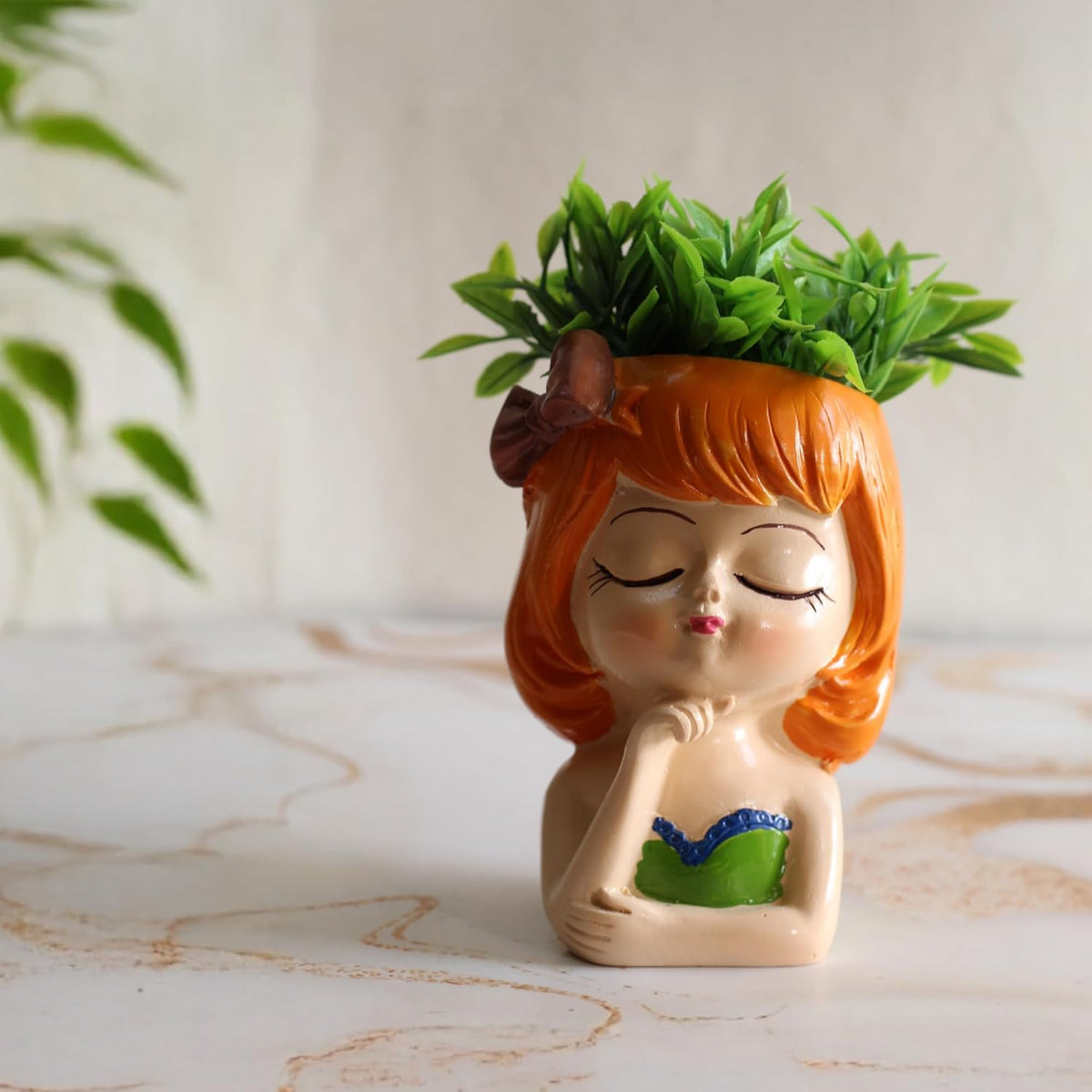 Kawai Homes Boho Girl 2 Resin Miniature Figurine Showpiece