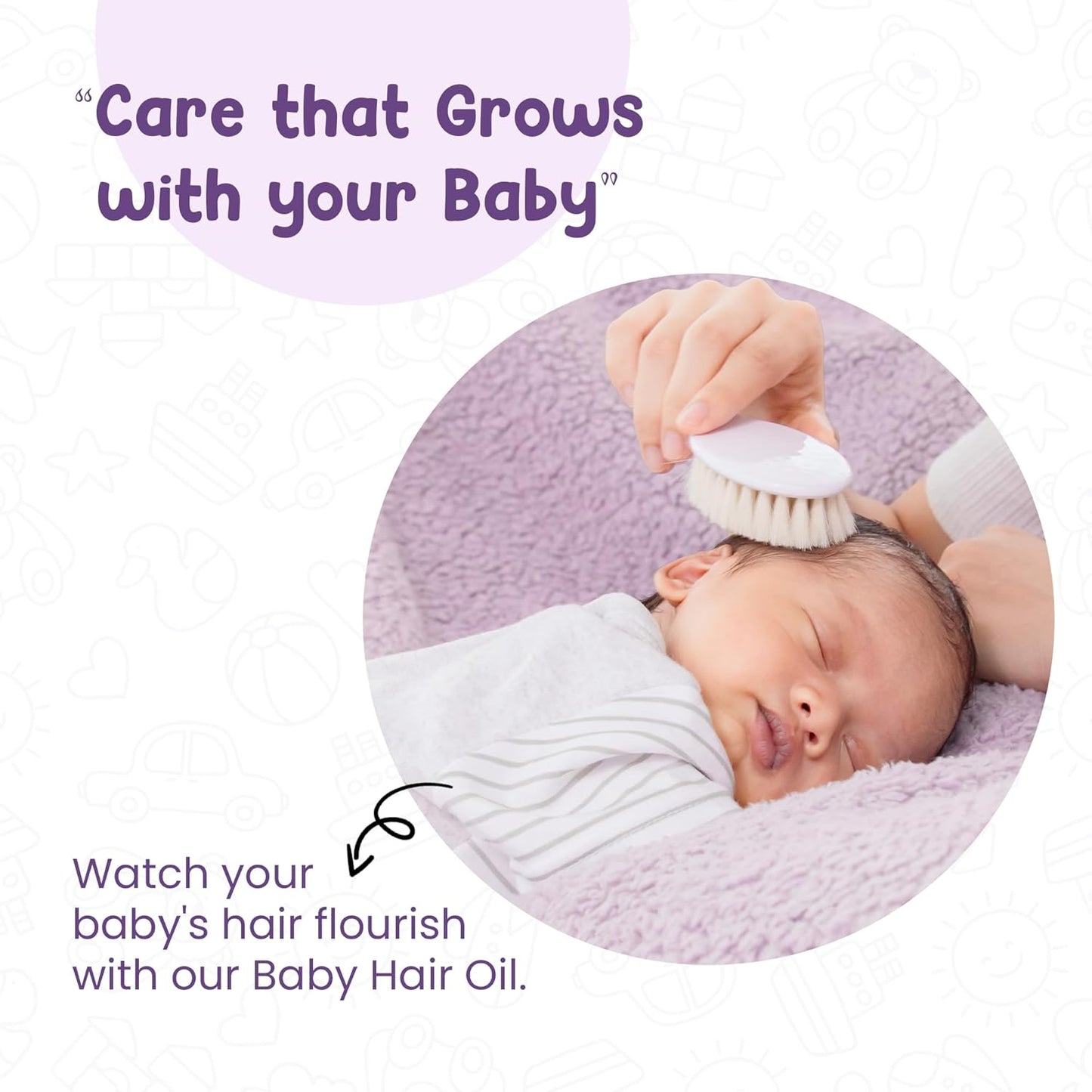 Mother Sparsh Nourishing Baby Hair Oil | Soothe & Nourishes Delicate Baby Scalp | Suitable Hair Oil for Newborns | Paraben Free, Sulphate Free- 100ml