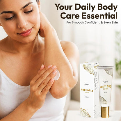 Ipca CUTIYT G12 Lotion – 50ml Body Care Lotion for Uneven Skin Tone & Texture, Helps Reduce Appearance of Dark Patches, Smoothening Formula for Elbows, Knees & Neck