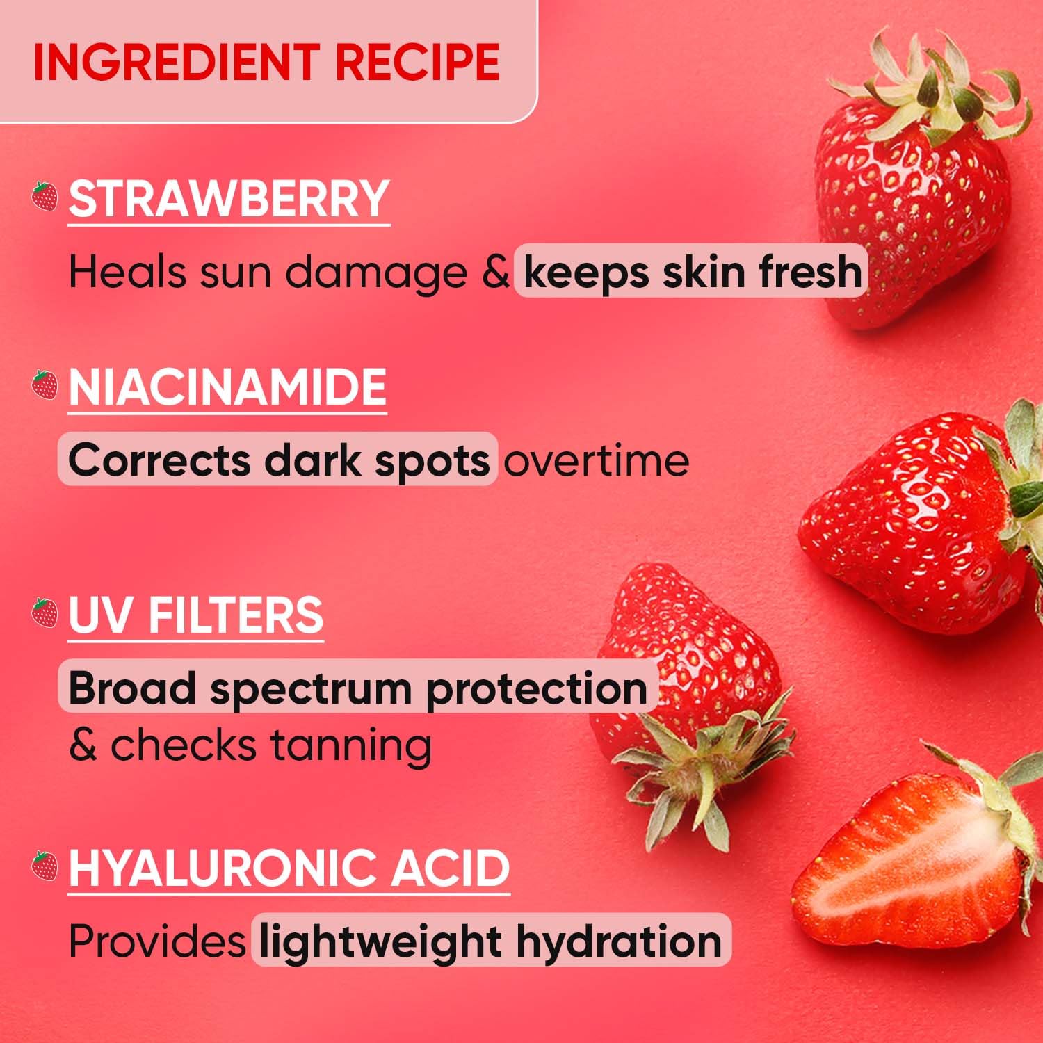 Zephivo Dot & Key Strawberry Dew Tinted Sunscreen SPF 50+ Pa++++ - 01 Porcelain | Protection Against UA/UB | Broad Spectrum, Water & Sweat resistant | For All Skin Types | 50ml
