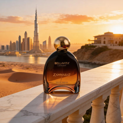 BELLAVITA ZAWWARAT | Dubai Crafted | Perfume For Man | 100ml | 25% Perfume Oil Concentration | Bergamot, Coffee, Tonka & Musk | Premium Long Lasting Fragnance