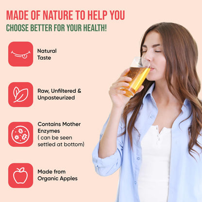 Herbal Max Unfiltered Apple Cider Vinegar with the Mother – 450mL | Raw & Unpasteurized | Supports Weight Management, Digestion & Bloating Relief