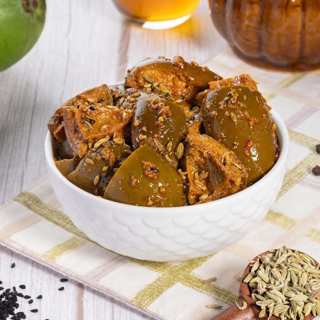 Pahadi Tales Mango Pickle 200g | Aam ka Achar in Mustard Oil | Sundried Kache Aam ka Achaar | Homemade Ghar Ka Achar | Traditional Pahadi Recipe | Made in Jammu & Kashmir