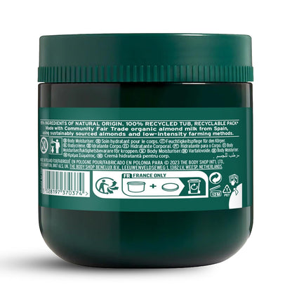 The Body Shop Almond Milk Vegan Body Yogurt for Dry and Sensitive Skin 200ml