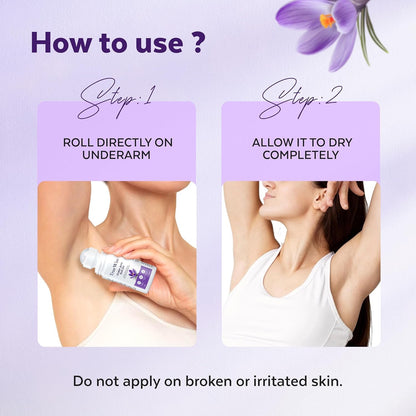 Truewise Underarm Roll On 50ml, 4% Aha Bha,2% Lactic Acid, 1% Mandelic Acid, 1% Salicylic Acid, Controls Odour & Reduces Pigmentation, 0% Aluminium & 0% Alcohol, Long Lasting Flora Fragrance