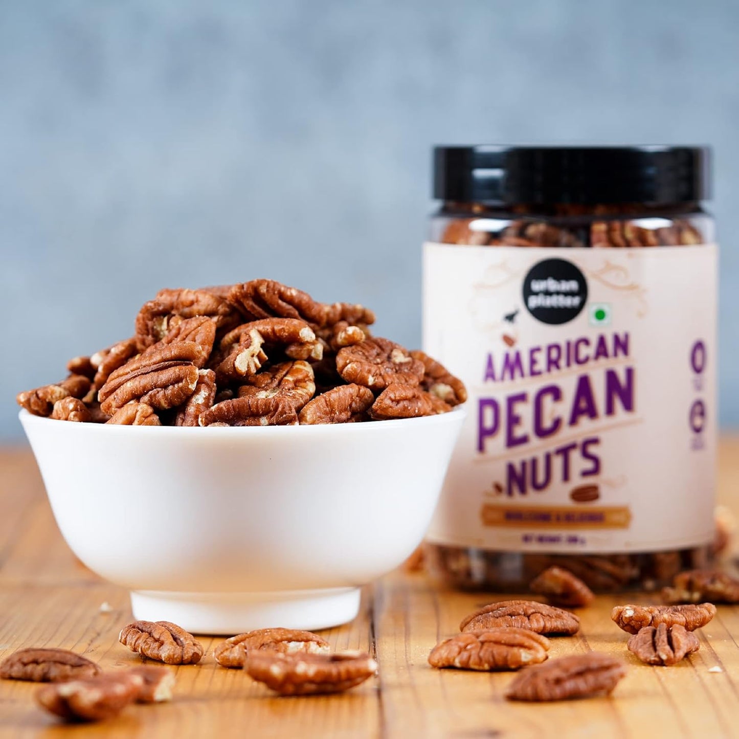 Urban Platter American Pecan Nuts, (Rich in fibre & Healthy Fats | Antioxidant-Rich | Ideal for Snacking & Baking | Halves)