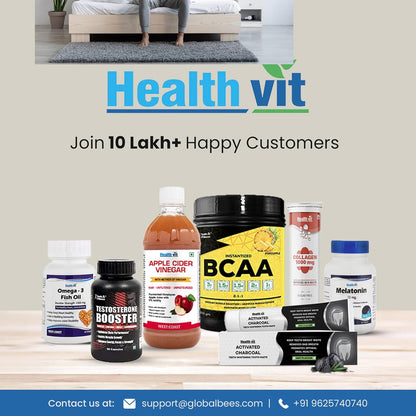 Healthvit Asparagus 400mg (20% Saponin) | Improve Immune System & Urinary Tract Function | Vegan & Gluten Free | 60 Capsules