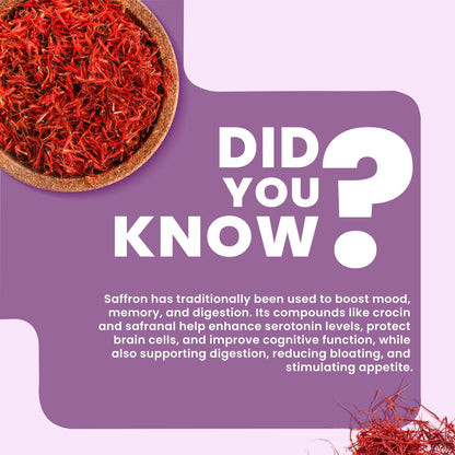 Herbal Max Original Kashmiri Kesar Saffron – 1gm | A+++ Grade Mongra Kesar | Pure & Natural Zafran Leaves | Ideal for Cooking, Sweets, Beverages & Personal Use