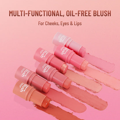 Swiss Beauty Cheek It Up Blush for Cheeks|Lumi-Matte Finish | Lightweight | Easily Blendable | With Jojoba Oil | Shade- High on Pink, 8g