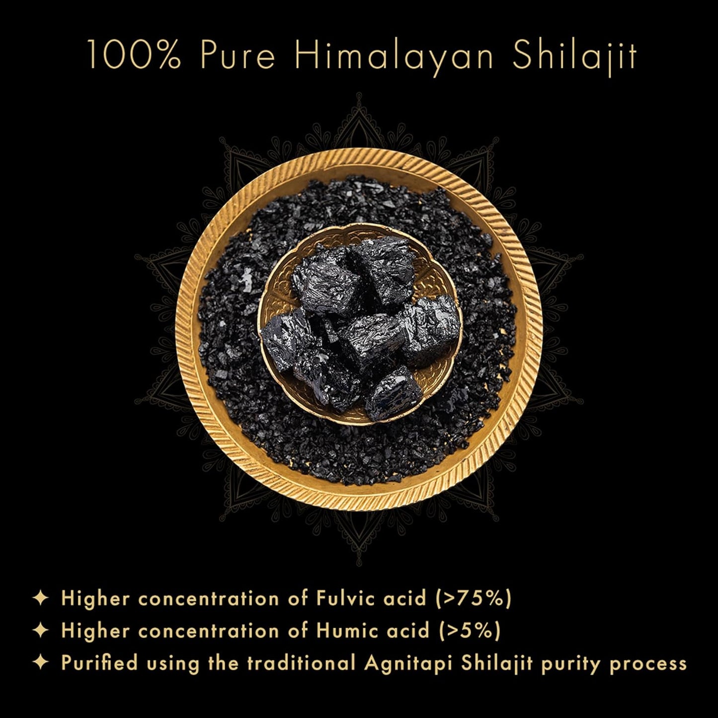 Dr. Vaidya's Herbo24Turbo Shilajit Resin | 100% Shuddha Shilajit | Pure Himalayan | >75% Fulvic Acid & 80+ Trace Elements | Boosts Stamina & Endurance | 20g