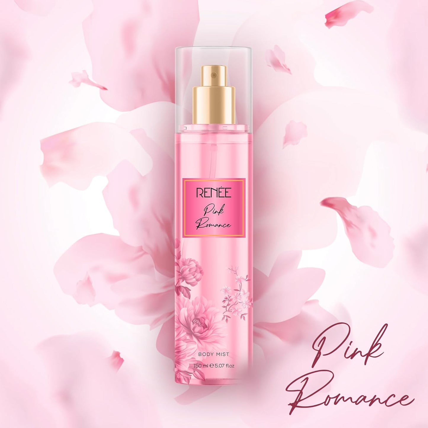 RENEE Pink Romance Body Mist l Long Lasting Floral Fragrance