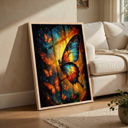 Framed Wall Art, 3D Textured Decorative Painting for Living Room, Bedroom, Office, Home Decor – Multiple Designs & Themes (design 1, 19 X25, Brown)