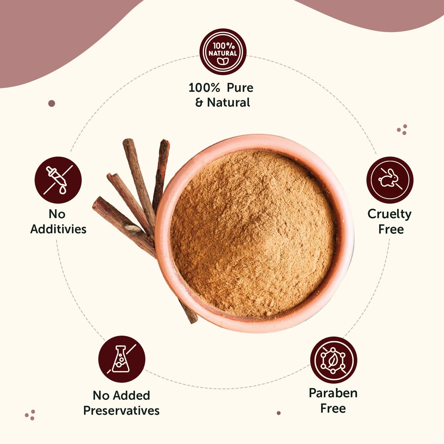 Neuherbs Manjistha Powder 100g For Men & Women | Pure & Natural Powder for Clean and Glowing Skin | Cruelty & Paraben Free | With No Artificial Colour & Additives