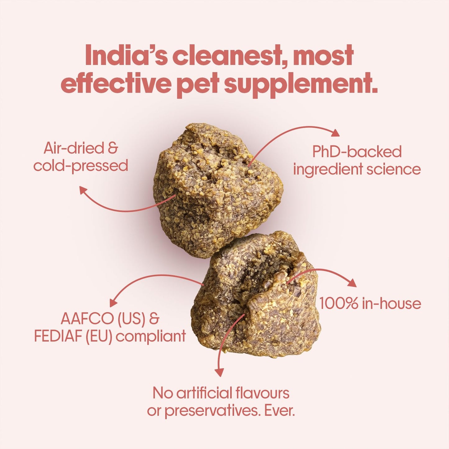 Hope All in One 14-in-1 Supplement Chews for Dog 60 Chicken hoplets |Multivitamins, Joint Support, Probiotics, Biotin, Omega 3 & 6| Pet Chews for Absolute Wellness | ColdPressed, Hypoallergenic