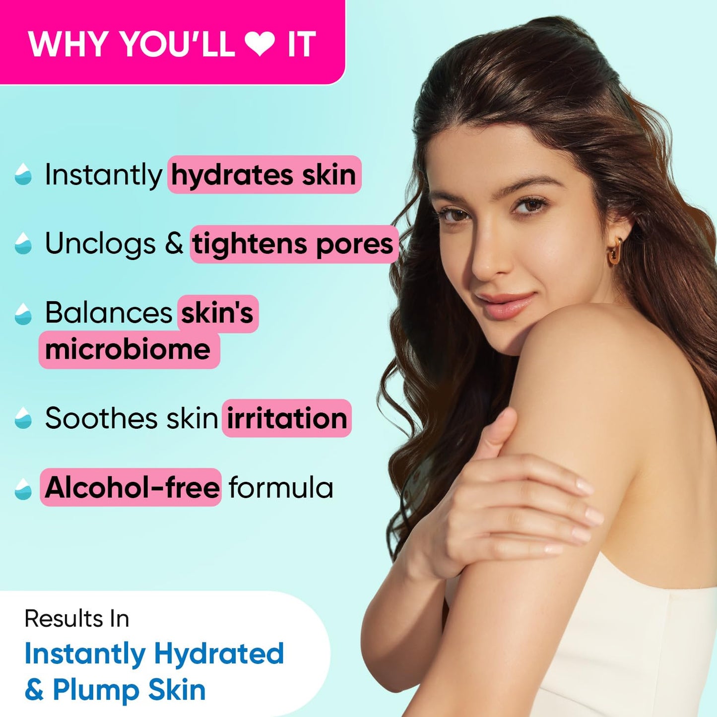 Zephivo Dot & Key Rice Water Hydrating Toner With Hyaluronic |Rice Water Toner For Dry Skin, Sensitive Skin & Oily Skin |Alcohol-Free |Quick Absorbing & Non Sticky, For Hydrated Skin |Exfoliates Pores |150ml
