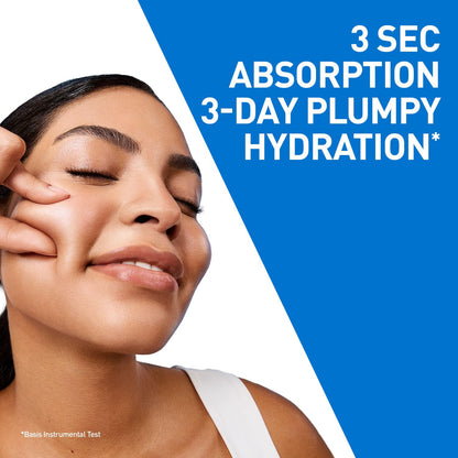 CeraVe HA Water Gel with Hyaluronic Acid, Ceramides & Niacinamide for Plumpy hydration|Oil-free gel moisturizer| 3 sec fast absorption| Dermat recommended for Women & Men| 50 ml