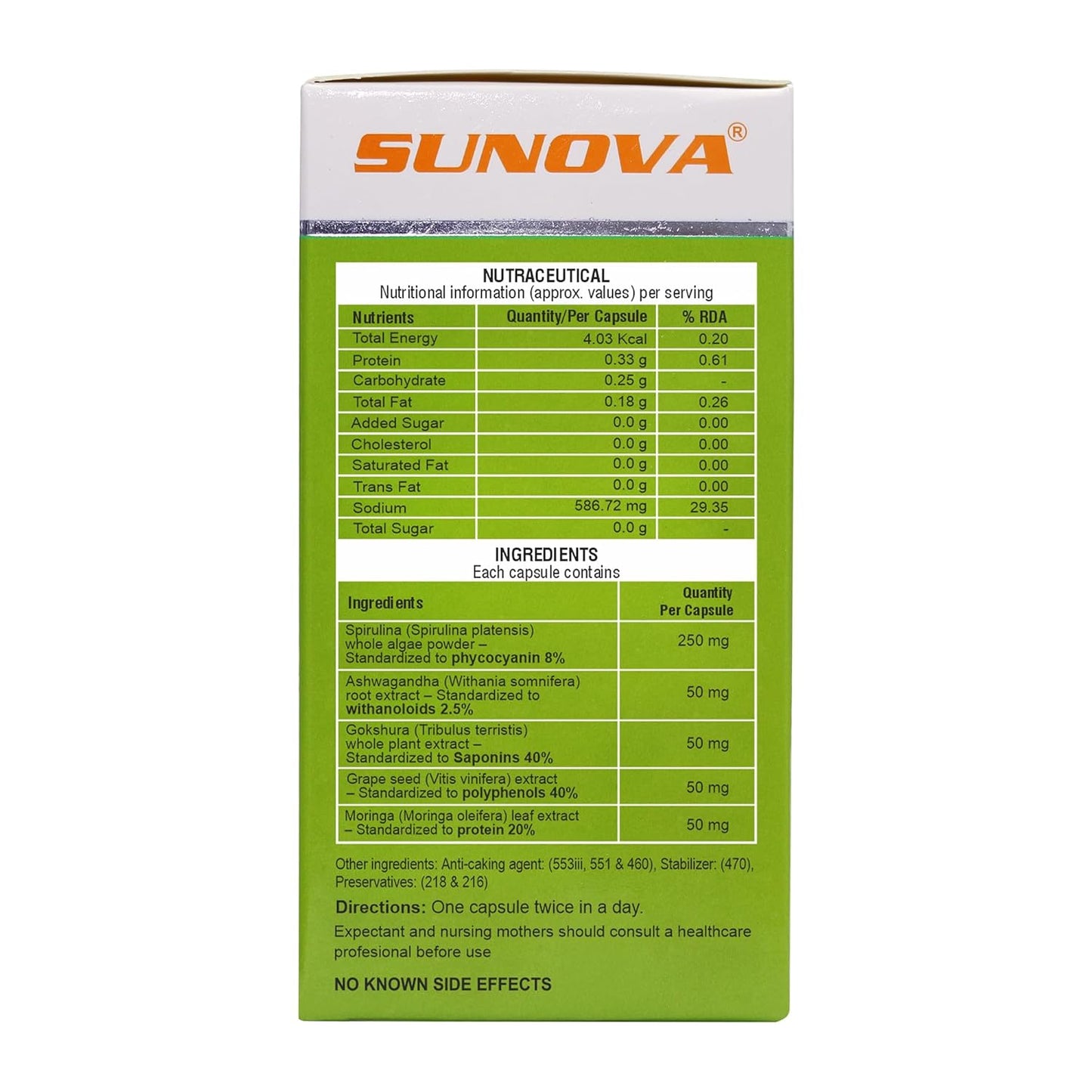 Sunova Easylife - Daily use Multivitamin , Natural Energy Booster, manages fatigue and provides energy to body