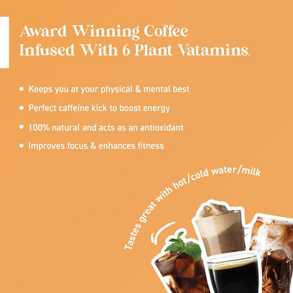 RAGE COFFEE Instant Coffee French Vanilla With 100% Arabica Beans Infused With Plant Based Vitamins| Hot & Cold Coffee | Strong Aroma With Rich Taste - 100 Gm - Bottle