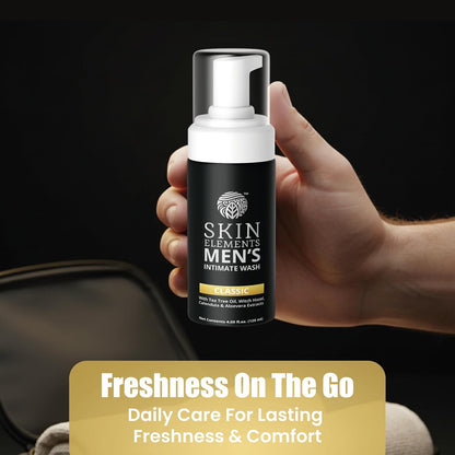 Skin Elements Men’s Intimate Wash | Tea Tree Oil & Aloe Vera | 120 ml