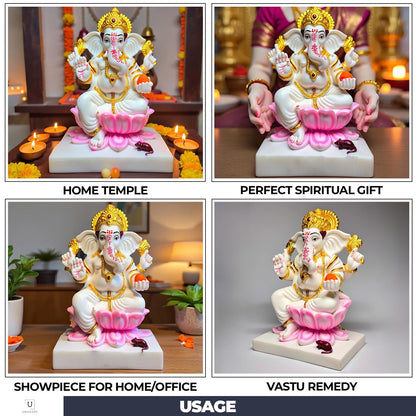 UNOVATE Ganesh Idol for Home Decor | Ganpati Idol for Pooja | Gifting