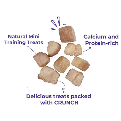 Pawfect Himalayan Cheese Puff Bites for Dogs - 100% Natural Crunchy Treat - High in Protein & Calcium - Healthy Training Treat - Grain-Free - Limited Ingredient Treats for Dogs (70g/2.47oz)