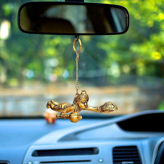 Metal Flying Hanging Idol for Door/Wall and Window and Car Dashboard Decorative Showpiece - 11 cm