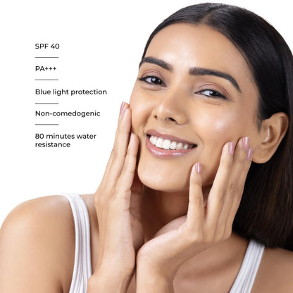 Brillare Multi-Protect Sunscreen SPF 40, PA+++, 100% Natural Sunscreen With Soy, Shea & Rapeseed, (50 GM)