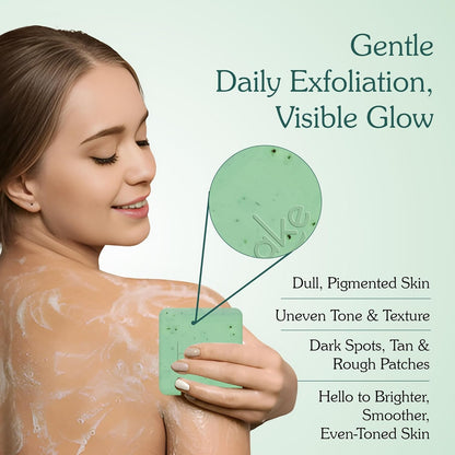 BAKE 8% Glycolic Acid Scrub Treatment Soap (200 Gms Pack of 2) with 3% Niacinamide | For Pigmentation, Exfoliation, Tan Removal, Brightens Underarms | For Women & Men | 100g x 2 (Pack of 2)