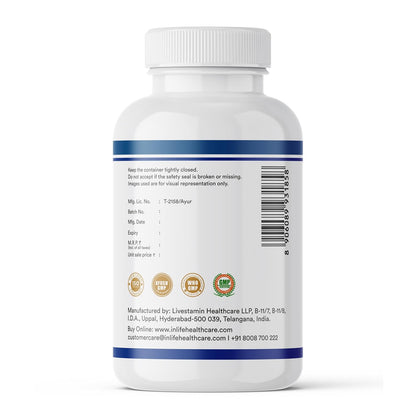 INLIFE Fish Oil Omega 3 Capsule 1000mg | Heart, Brain and Joint Health | Molecularly Distilled Highly Concentrated Supplement - 60 Softgels (60 Softgels)